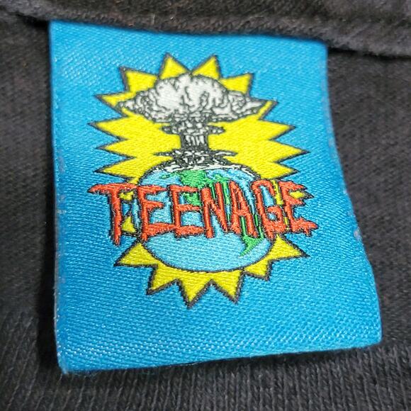 Teenage Black Unisex Tee "Reality Is Dead" - Size Small - Picture 5 of 8